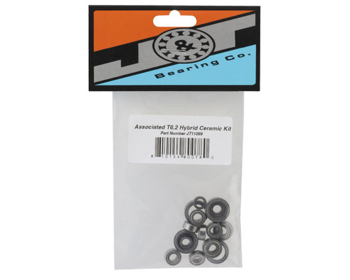J&T Bearing Co. Associated T6.2 Bearing Kit (Hybrid Ceramic)