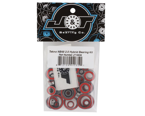 J&T Bearing Co. Tekno NB48 2.0 Hybrid Ceramic Bearing Kit