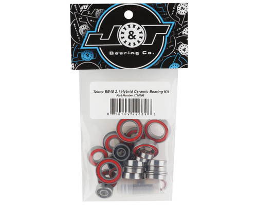 J&T Bearing Co. Tekno EB48 2.1 Hybrid Ceramic Bearing Kit
