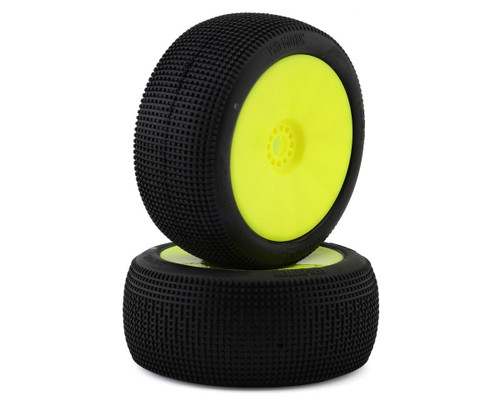 Pro-Motion Talon 1/8 Truggy Pre-Mount Tires (White) (2) (Clay)