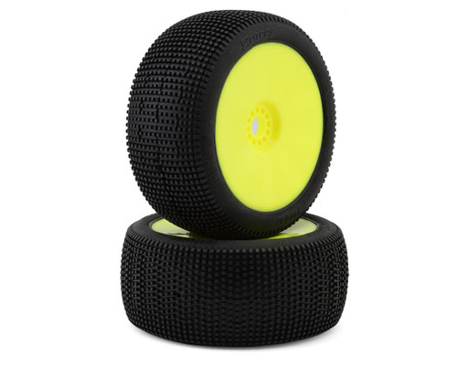 Pro-Motion Spitfire 1/8 Truggy Pre-Mount Tires (White) (2) (Super Soft - Long Wear)