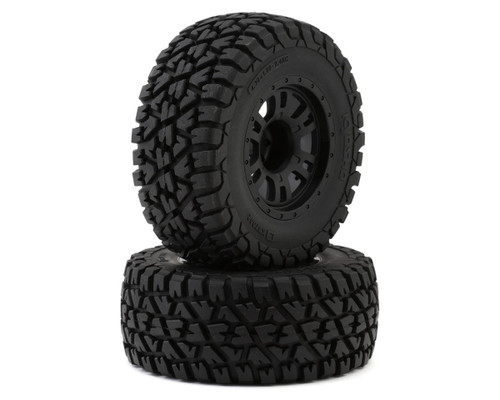 Kyosho KB10 Pre-Mounted Off Road Tires (Black) (2)
