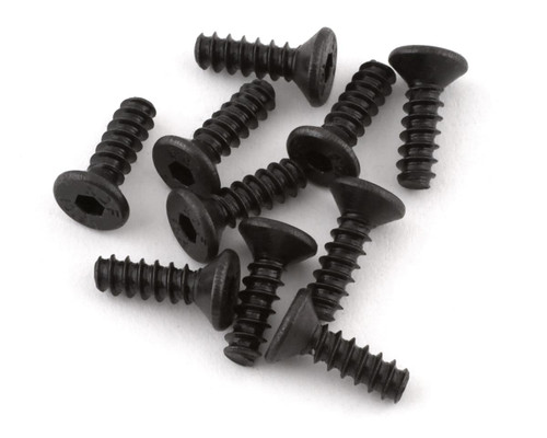 Kyosho 3x10mm Flat Head Screws (10)