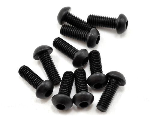 Yokomo 3x8mm Button Head Hex Screw (10)