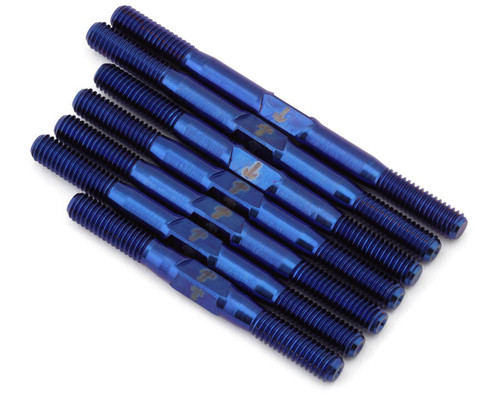 1UP Racing RC10B74.2/RC10B74.2D Pro Duty Titanium Turnbuckle Set (Blue)