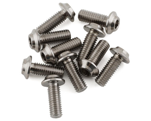 1UP Racing Titanium Pro Duty LowPro Head Screws (10) (3x8mm)
