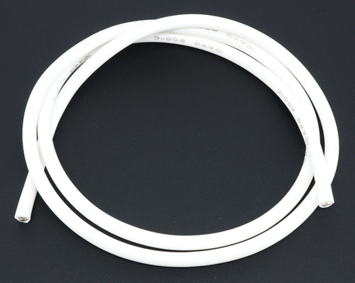 eXcelerate Silicone Wire (White) (1 Meter) (10AWG)