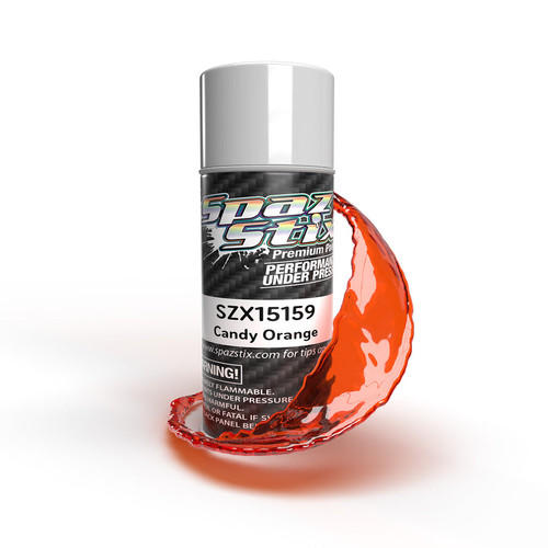 Spaz Stix - Candy Orange Aerosol Paint, 3.5oz Can