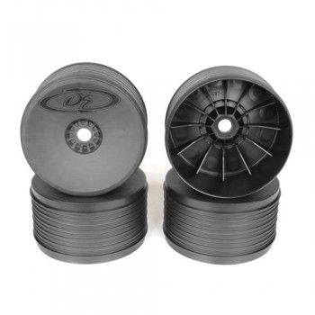 Speedline Plus Truggy Wheels for 1/8 Truggy / BLACK / 4pcs