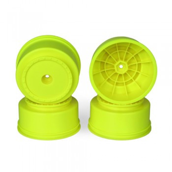 Borrego SC Wheels for Kyosho Ultima SC / HPI Blitz / Slash Rear - Slash 4x4 / YELLOW / 4pcs