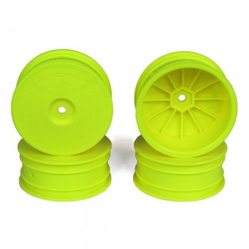 Speedline Buggy Wheels for TLR 22X-4 / Tekno EB410 / Front / YELLOW / 4Pcs