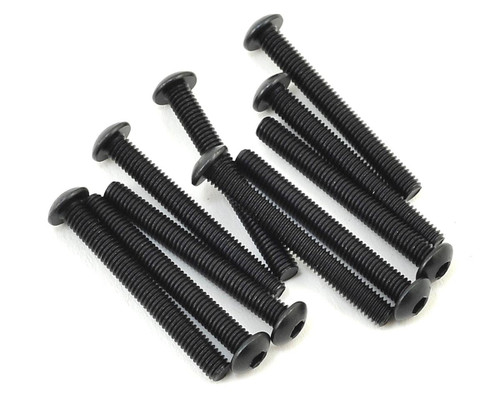 Tekno RC M3x25mm Button Head Hex Screws (10)