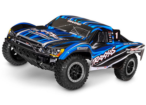 SlashÆ: 1/10-Scale 2WD Short Course Racing Truck with TQô 2.4GHz radio system 58234-8-BLUE