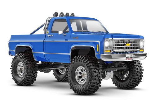 Traxxas TRX-4M Scale and Trail Crawler with 1979 Chevrolet K10 Truck Body: 1/18-Scale 4WD Electric Truck with TQ 2.4GHz Radio System