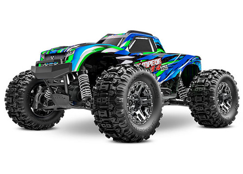 StampedeÆ 4X4 VXL:  1/10 Scale Monster Truck with TQiô Traxxas Linkô Enabled 2.4GHz Radio System & Traxxas Stability Management (TSM)Æ 90376-4-GRN