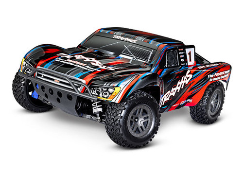 SlashÆ 4X4 Brushless: 1/10 Scale 4WD Electric Short Course Truck with TQ 2.4GHz Radio System 68154-4-RED