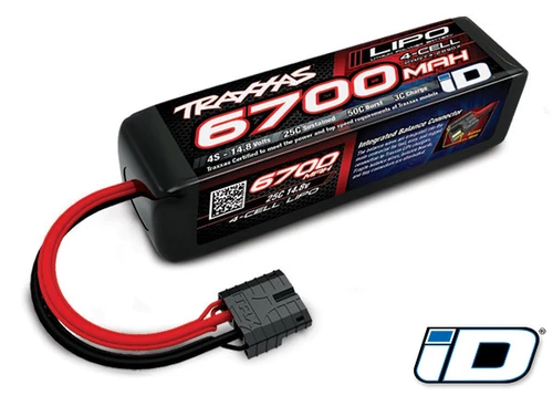 Traxxas 4S "Power Cell" 25C LiPo Battery w/iD Traxxas Connector (14.8V/6700mAh)