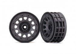 Wheels, 2.2", Method Race Wheels® 105 Beadlock (charcoal gray, beadlock) (beadlock rings sold separately)