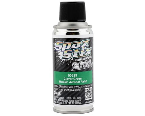 Spaz Stix "Clover Green Metallic" Spray Paint (3.5oz)