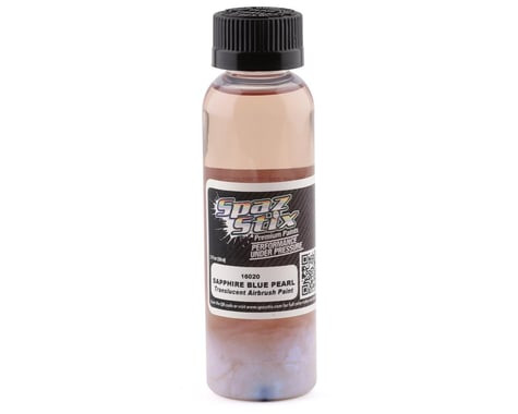 Spaz Stix Sapphire Blue Pearl Airbrush Paint (2oz)