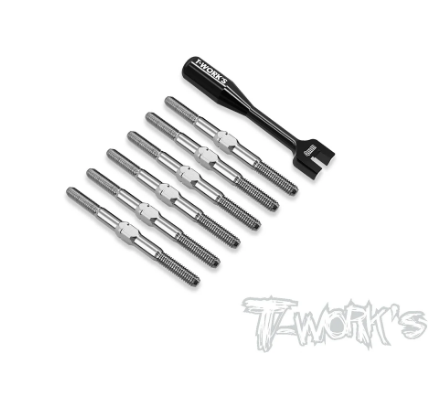 TB-317 Titanium Turnbuckle Set (For Team Associated RC10 B7/B7D )