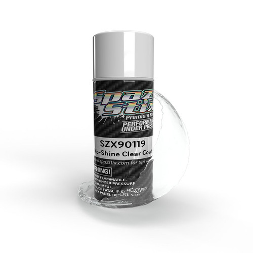 Spaz Stix - No-Shine Exterior Matte Finish Clear Coat, 3.5oz Aerosol Can