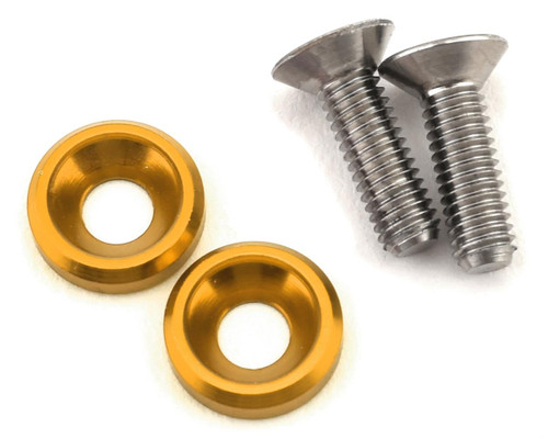 175RC 3x10mm Titanium Motor Screws (Gold)