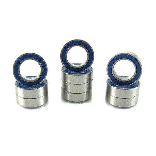 TRB RC 6x10x3mm Precision Ball Bearings ABEC 3 Rubber Sealed BLU (10)