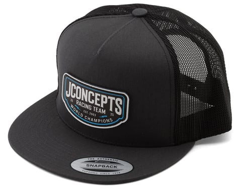 JConcepts 2025 Snapback Flatbill Hat (Grey) (One Size Fits Most)