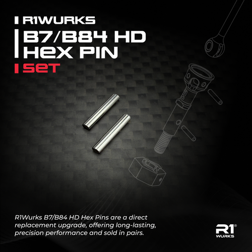 R1WURKS (B7 / B84 Series) HD CVA/Wheel Hex Pins