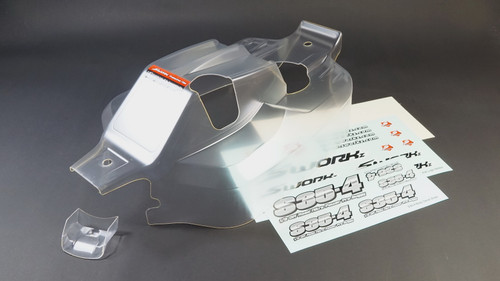 SWORKz Falcon ST-4 Clean Body Shell (Pre-Cut for Nitro Buggy)