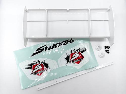 SWORKz 1/8 Off Road Formula 2.0 Race Wing (White)