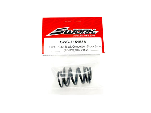 SWORKz GT Black Competition Shock Spring A3 (40×2.2×5.0)(2)