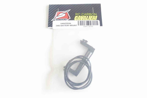 SWORKz Universal 2WD Battery Holder (RC Carbon Cavalieri) (S12-2) (SWC3235)