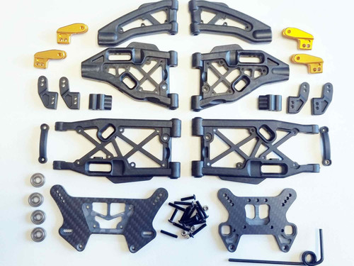 SWORKz S35-GT2 series High Speed Laydown Shock System with ABS Arm Conversion Kit