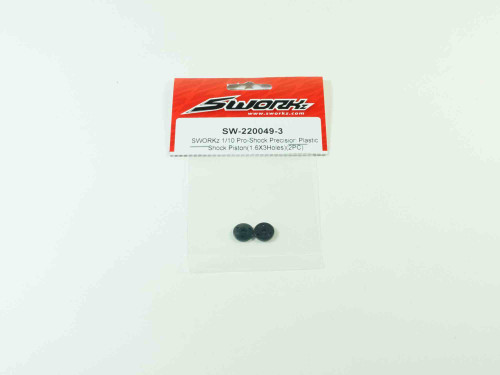 SWORKz 1/10 Pro-Shock Precision Plastic Shock Piston(1.6X3Holes)(2PC)