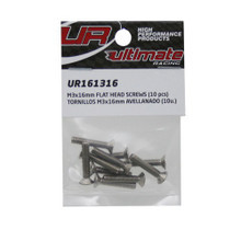 Ultimate Racing M3X16MM Flat Head Screws