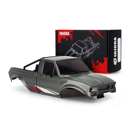 INJORA IR60-18 Body for 1/18 TRX4M Defender Bronco (Grey)