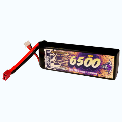NitroPro 6500MAH 3S 70C Battery 11.1V, Deans