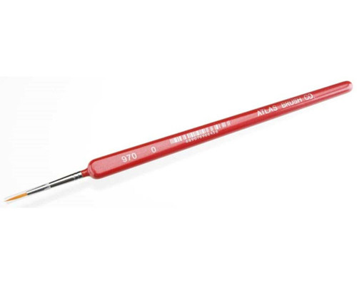 Atlas Brush Golden Taklon-Triangle Handle 0