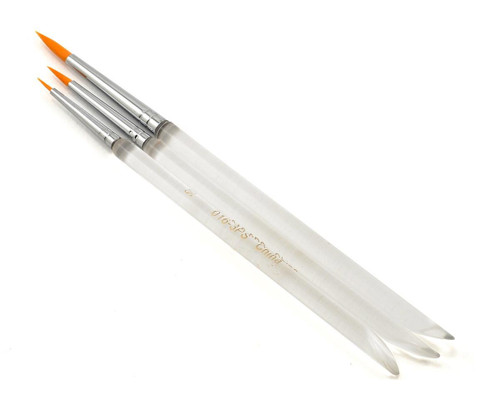 Atlas Brush Taklon Detail Acrylic Brush Set (3)