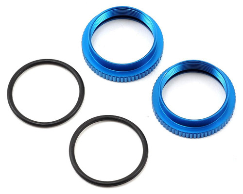 Team Associated 20mm Aluminum Spring Collars (2)