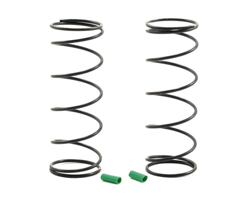 Team Associated 12mm Front Shock Spring (Green/3.75lbs) (2) (54mm Long)