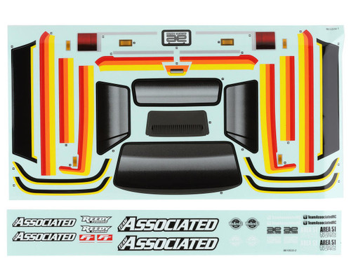 Team Associated MT12 Decal Sheet