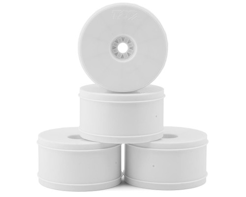 TZO Tires 1/8 Truggy Wheel Set (White) (4)