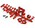 Kyosho Optima Shock Plastic Parts (Red)
