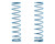 Kyosho 95mm Big Bore Rear Shock Spring (Light Blue) (2) (10.5-1.4mm)