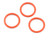 Kyosho P18 Silicone O-Ring (Orange) (3)