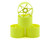 Yokomo 1/12 Front Wheel (Yellow) (4)