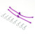 DuBro Body Klip Retainers w/Body Clips (Purple)